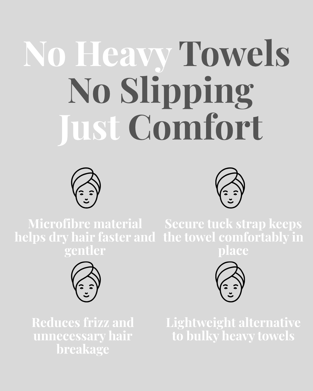 Aura Care Quick Dry Hair Towel