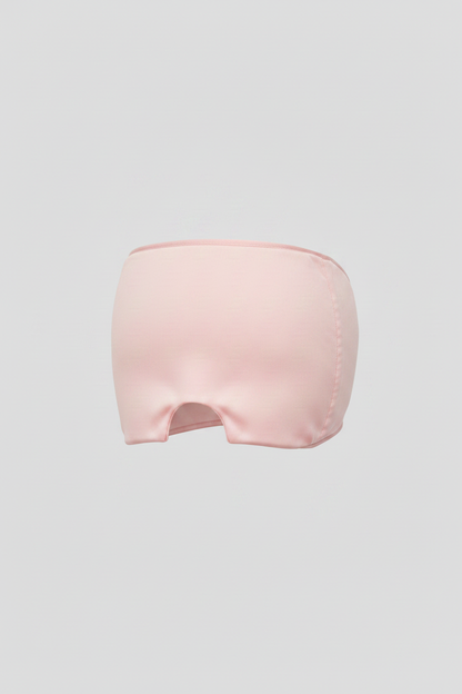 Pink Hood Mask - Side Angle