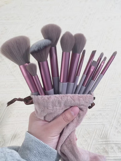 Aura Care Makeup Brush Set(13pcs)